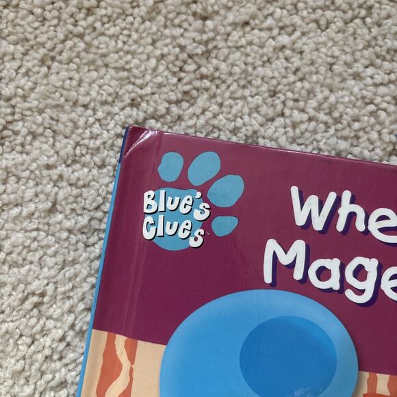 Blue's Clues - Blue’s Cool Idea, Where is Magenta? 2000 HC Discovery Series VTG - Picture 7 of 7